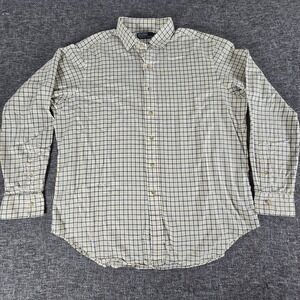 Polo Ralph Lauren Mens Plaid Button Down Shirt Long Sleeve Casual Size XL